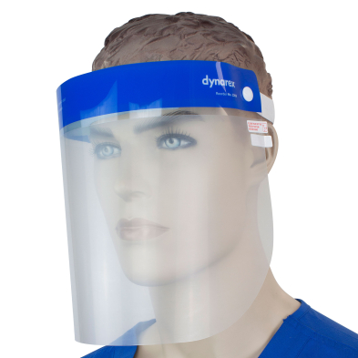 Dynarex® Full-Length Disposable Fog-Free Face Shields #2209